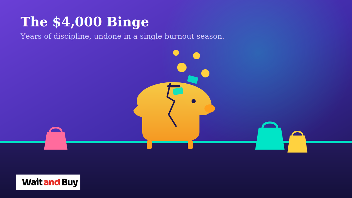 I Was "Good With Money" for Years, Then Blew $4,000 in One Season