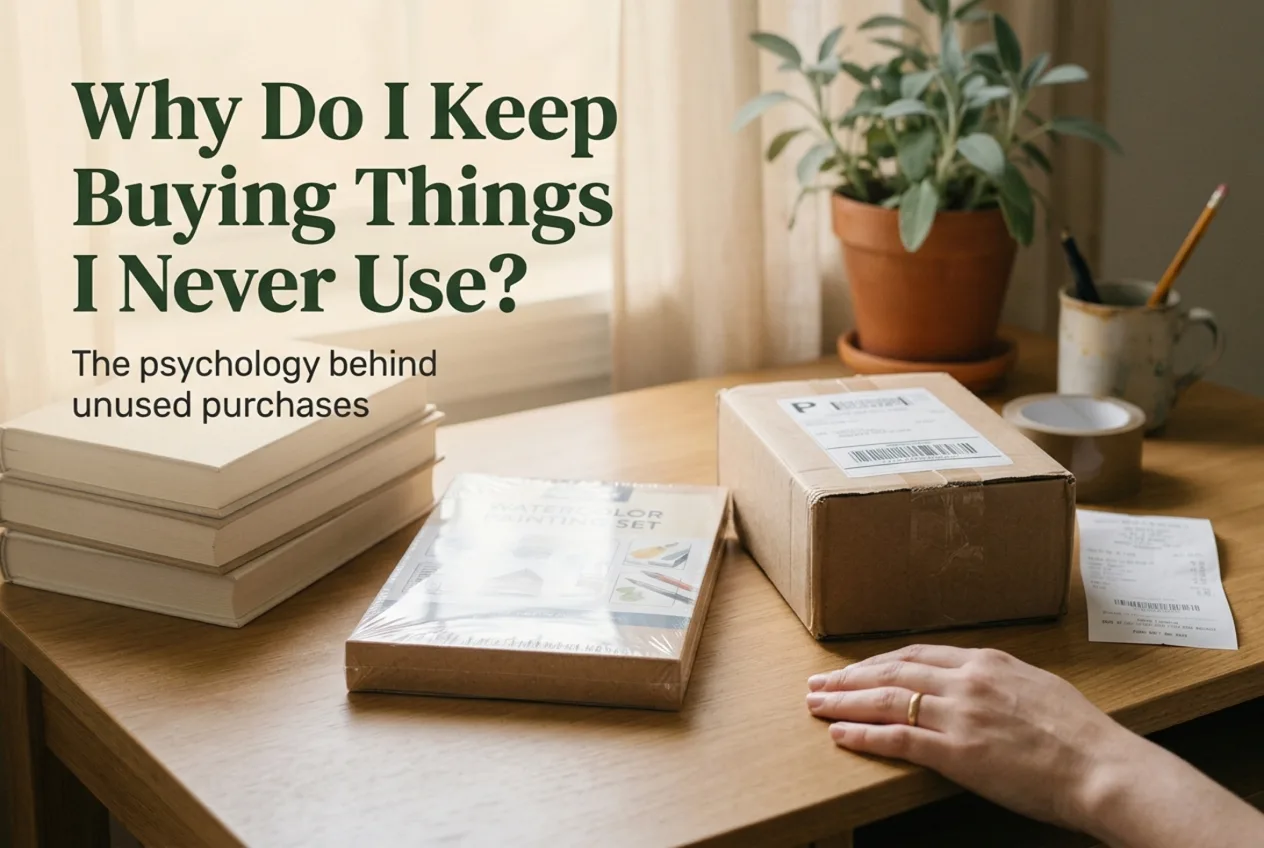 Why Do I Keep Buying Things I Never Use? 5 Reasons