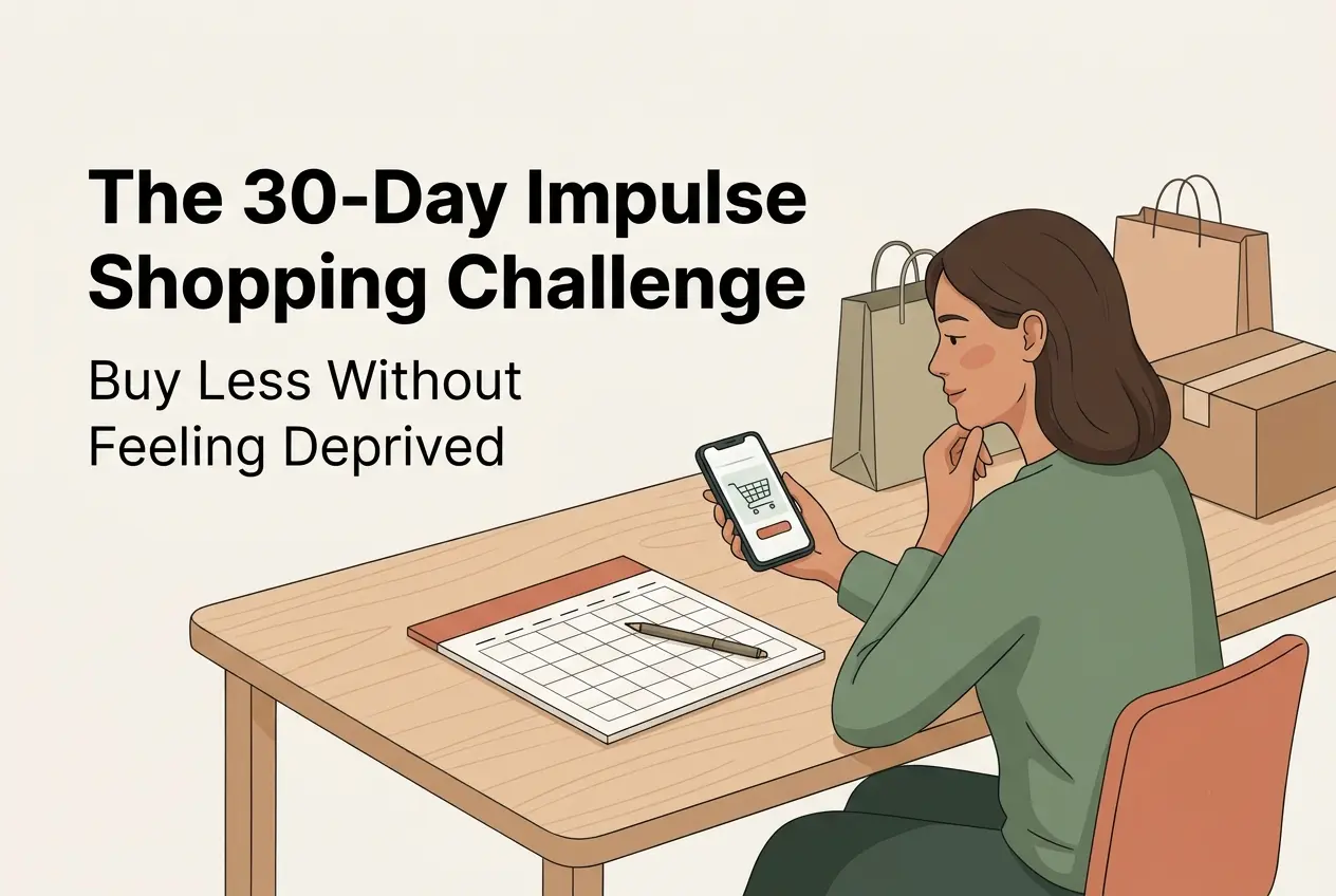 30-Day Impulse Shopping Challenge: Free Tracker